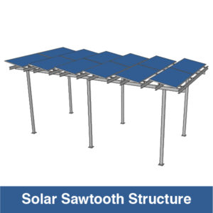 This is solar sawtooth structure image