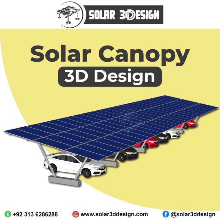 We provide solar canopy and car parking shed 3d services